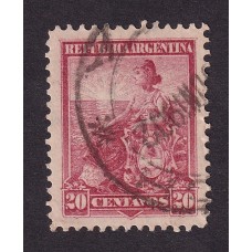 ARGENTINA 1899 GJ 251 ESTAMPILLA USADA DENTADO 12 X 12 U$ 10.5